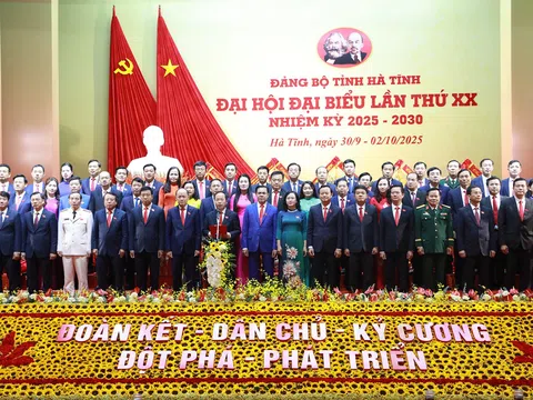 Đại hội Đảng bộ tỉnh Hà Tĩnh lần thứ XX thành công: Dấu mốc mở ra chặng đường phát triển mới