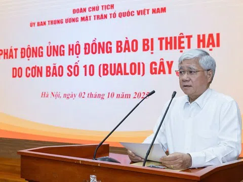673 tỷ đồng ủng hộ đồng bào vùng lũ sau bão số 10: MTTQ Việt Nam phát động phong trào cả nước chung tay
