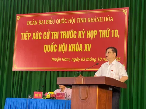 Chủ tịch Phan Xuân Dũng tiếp xúc cử tri tỉnh Khánh Hòa trước kì họp thứ 10, Quốc hội khóa XV
