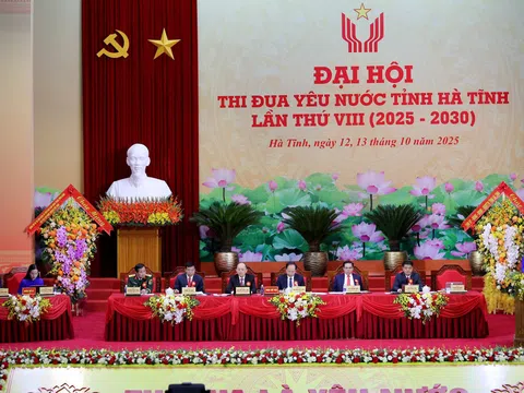 Hà Tĩnh khai mạc Đại hội Thi đua yêu nước lần thứ VIII: Lan tỏa tinh thần yêu nước, khát vọng phát triển