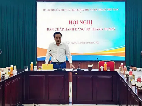 Hội nghị BCH Đảng bộ Liên hiệp Hội Việt Nam kỳ họp T10/2025: Góp ý 02 dự thảo triển khai các chỉ đạo quan trọng của Đảng