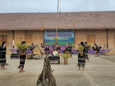 Tái hiện lễ cầu mùa của đồng bào dân tộc M’Nông tại xã Đam Rông 4