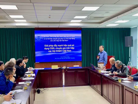 Phát huy hiệu quả cơ sở dữ liệu chuyên gia của Liên hiệp Hội Việt Nam