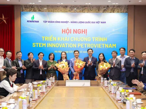 Phát triển nhân lực khoa học - công nghệ  từ chương trình STEM Innovation Petrovietnam 100 phòng
