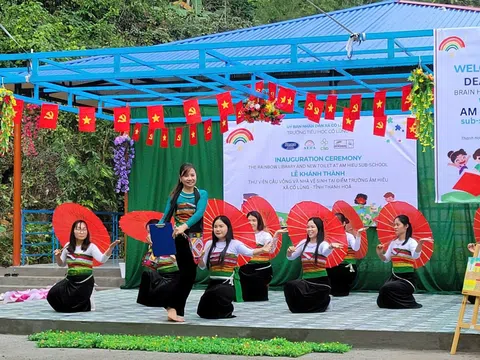 VUSTA trao tặng thư viện và công trình vệ sinh học đường cho học sinh vùng cao Thanh Hóa