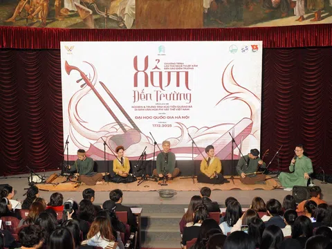 Khi di sản trở thành nguồn lực phát triển công nghiệp văn hoá qua “Xẩm đến trường”