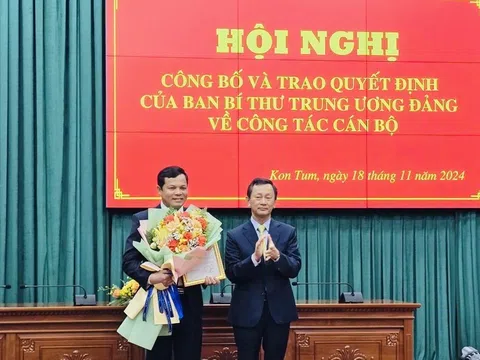 Kon Tum: Đồng chí Nguyễn Đức Tuy giữ chức Phó Bí thư Tỉnh ủy