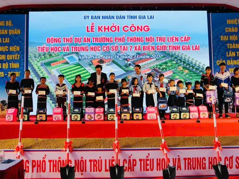 Xây dựng trường nội trú biên giới: Tạo nguồn phát triển cho ngày mai