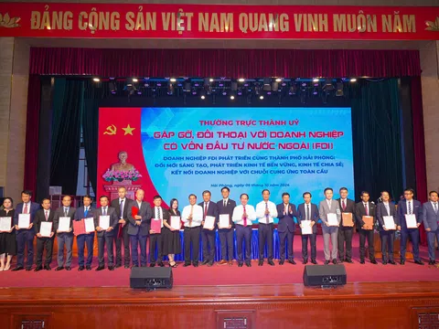 Bí thư Thành ủy Hải Phòng: Cam kết đồng hành cùng doanh nghiệp FDI, thúc đẩy phát triển bền vững