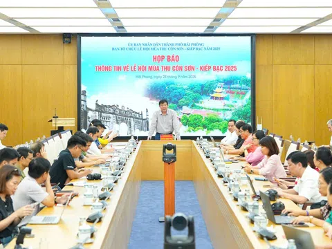 Hải Phòng họp báo giới thiệu Lễ hội mùa Thu Côn Sơn - Kiếp Bạc 2025