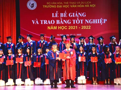 Hà Nội: Trường Đại học Văn hóa tổ chức lễ bế giảng và trao bằng tốt nghiệp năm học 2021 – 2022