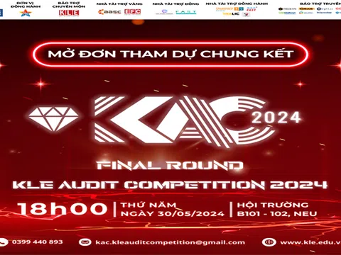 Chính thức Mở đơn đăng ký tham dự Chung kết cuộc thi KLE AUDIT COMPETITION 2024