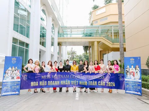 Dàn thí sinh Hoa hậu Doanh nhân Việt Nam Toàn cầu 2024 bước vào đường đua chinh phục vương miện