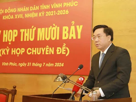 Thủ tướng phê chuẩn kết quả bầu tân Chủ tịch UBND tỉnh Vĩnh Phúc