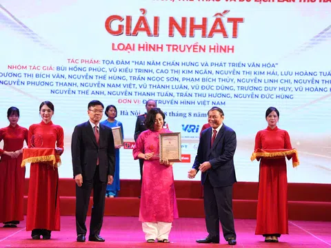 94 tác phẩm được trao Giải Báo chí “Vì sự nghiệp phát triển Văn hóa, Thể thao và Du lịch”