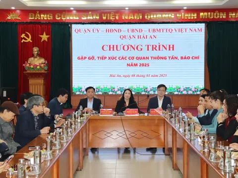 Quận Hải An, Hải Phòng:  Gặp mặt các cơ quan báo chí nhân dịp Xuân Ất Tỵ 2025