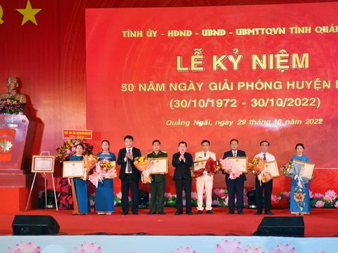 Quảng Ngãi: Kỷ niệm 50 năm Ngày Giải phóng huyện Ba Tơ