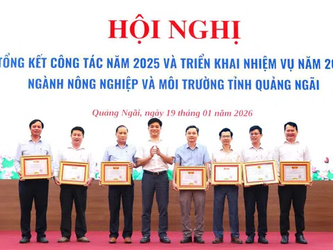 Quảng Ngãi: Năm 2026 tiếp tục duy trì tăng trưởng, nâng cao hiệu quả sản xuất nông nghiệp, quản lý chặt chẽ tài nguyên, bảo vệ môi trường bền vững
