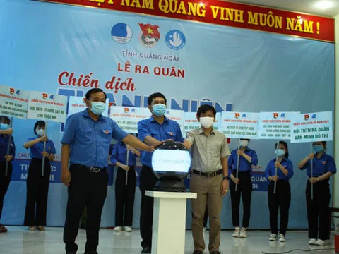 Quảng Ngãi ra quân chiến dịch thanh niên tình nguyện hè năm 2021