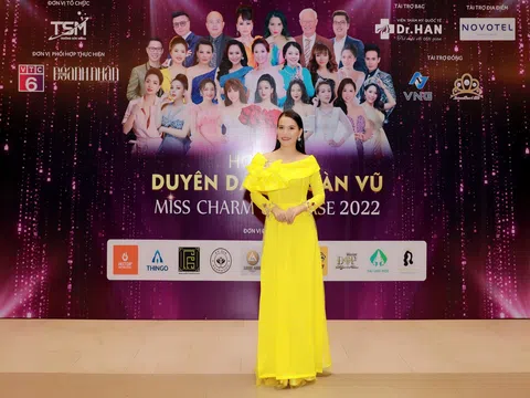 Nữ nghệ sĩ đa tài Trúc Thy đảm nhiệm vai trò huấn luyện viên Miss Charm Universe 2022