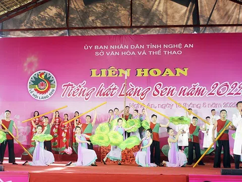 Liên hoan tiếng hát Làng Sen năm 2022