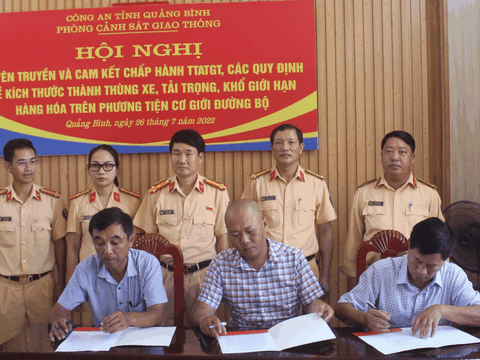 Quảng Bình: Phạt gần 10 tỷ đồng từ xử lý các hành vi vi phạm trật tự an toàn giao thông