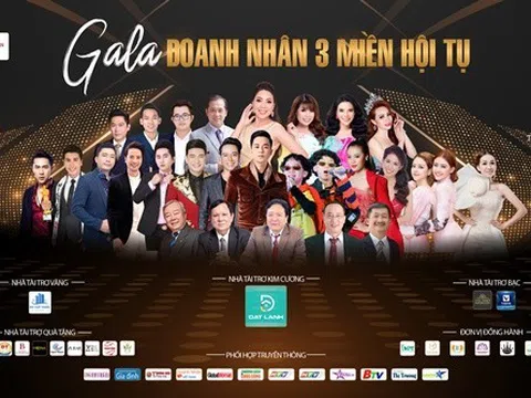 Chuỗi sự kiện Gala Doanh Nhân 3 Miền Hội Tụ thu hút hơn 300 doanh nhân, nghệ sĩ tham dự