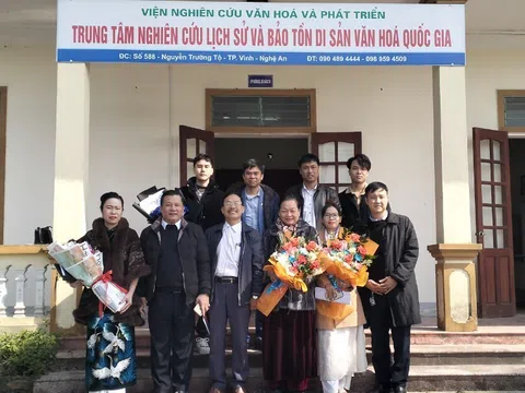 Lễ trao Quyết định bổ nhiệm Phó Giám đốc Trung tâm Nghiên cứu Lịch sử và Bảo tồn di sản văn hóa Quốc gia