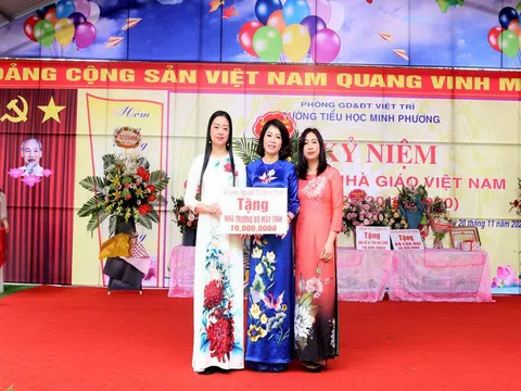 Việt Trì (Phú Thọ): Trường Tiểu học Minh Phương diện mạo mới hợp lòng dân