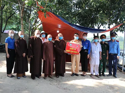Ban trị sự Giáo hội Phật giáo tỉnh Tuyên Quang “chung tay” tiếp sức đẩy lùi dịch bệnh COVID-19