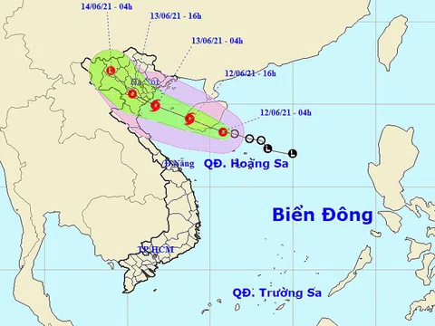 Bắc Bộ và Trung Bộ có nơi mưa to, áp thấp nhiệt đới có thể mạnh lên thành bão