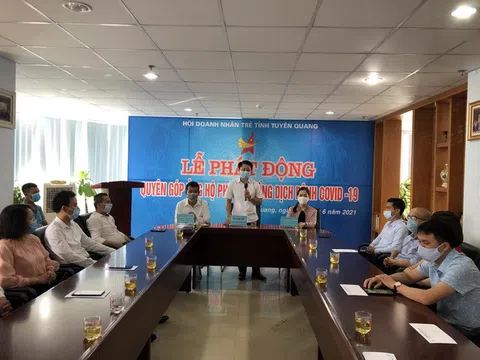 Hội Doanh nhân trẻ tỉnh Tuyên Quang “chung tay” hỗ trợ phòng, chống dịch bệnh COVID-19