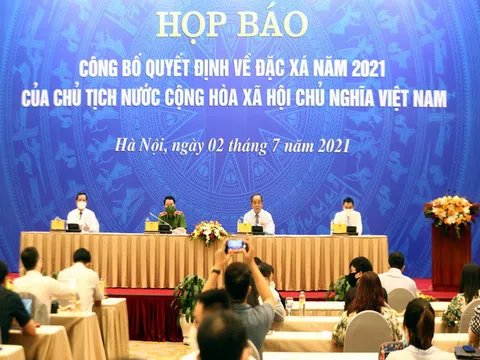 Công bố Quyết định của Chủ tịch nước về đặc xá năm 2021