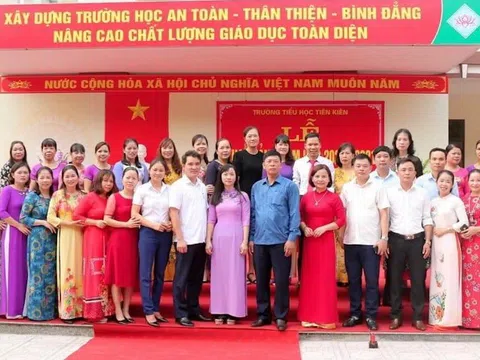 Phú Thọ:  Chất lượng giáo dục toàn diện của Trường Tiểu học Tiên Kiên được nâng cao sau 30 năm thành lập