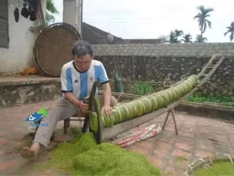 Nghề làm thuốc lào.