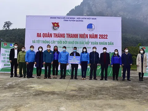Tuyên Quang: Tháng Thanh niên năm 2022 hưởng ứng Tết Trồng cây“Đời đời nhớ ơn Bác Hồ”