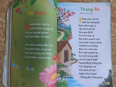 Biết thêm một bài thơ của Đặng Vương Hưng được tuyển vào sách cho các bé học, nhưng ... vừa vui lại vừa buồn !