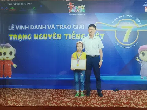 Hà Giang: Học sinh dân tộc Dao Đặng Thị Bảo Yên đoạt giải Ba trang Nguyên tiếng việt cấp quốc gia