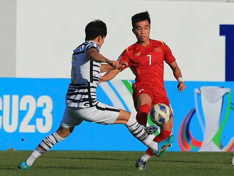 U23 Việt Nam xuất sắc cầm hòa đương kim vô địch U23 Hàn Quốc
