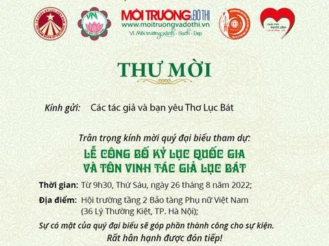 Lễ công bố kỷ lục quốc gia và tôn vinh tác giả đã thầm lặng "Giữ lửa" cho thơ Lục bát