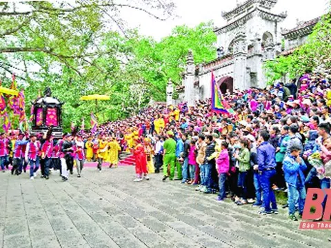 Thanh Hóa: Lễ hội đền Bà Triệu được công nhận là Di sản văn hóa phi vật thể quốc gia, loại hình lễ hội truyền thống