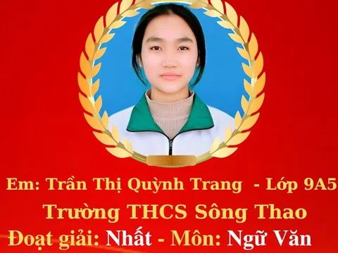 Phú Thọ: Học sinh giỏi lớp 9 cấp tỉnh ở Cẩm Khê xếp thứ hạng cao