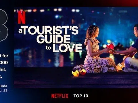 Bộ phim “Hành trình tình yêu của một du khách” lọt Top 3 trong bảng xếp hạng Top 10 Netflix toàn cầu