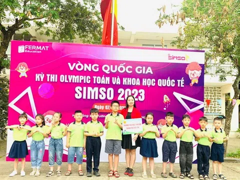 Phú Thọ: 22 học sinh Trường Tiểu học Tân Dân (Việt Trì) tham dự kỳ thi Olympic Toán và Khoa học quốc tế SIMSO