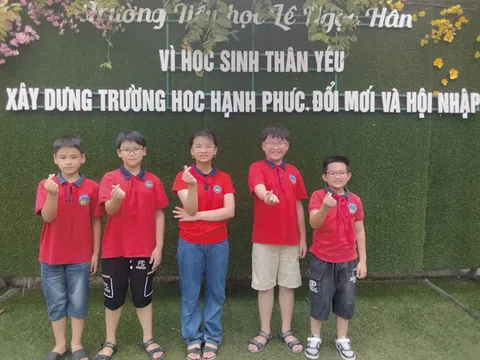 TP Lào Cai:  5 học sinh trường Tiểu học Lê Ngọc Hân đoạt giải thi tiếng Anh cấp quốc gia 2023