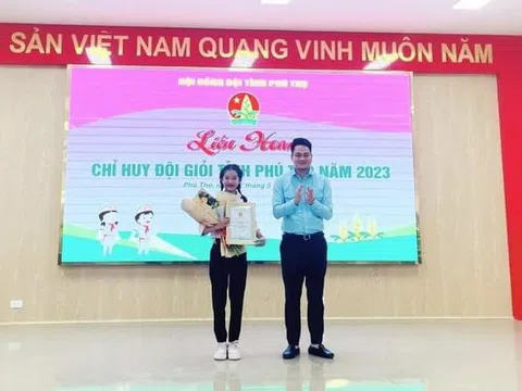 Phú Thọ: Liên đội trường THCS Hưng Hóa (Tam Nông) đoạt giải Xuất sắc trong Liên hoan Chỉ huy đội giỏi năm 2023