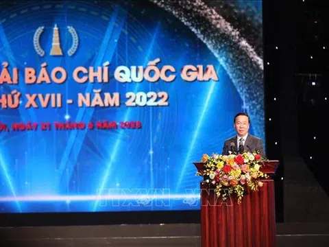 Lễ trao 123 tác phẩm đoạt Giải báo chí Quốc gia lần thứ XVII, năm 2022