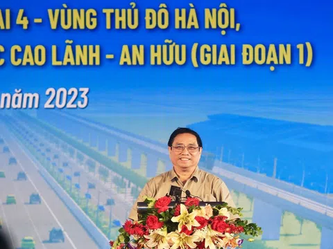 Khởi công Dự án đầu tư xây dựng đường vành đai 4 - Vùng Thủ đô tạo ra không gian phát triển mới cho cả vùng