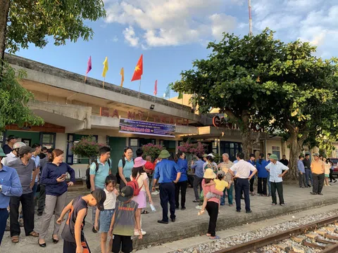 Ga đường sắt Mỹ Trạch (Quảng Bình) mở cửa đón khách trở lại