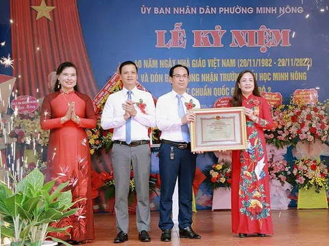 Phú Thọ: Xây dựng Trường Tiểu học Minh Nông (TP Việt Trì) “An toàn, bình đẳng, thân thiện, học sinh tích cực”